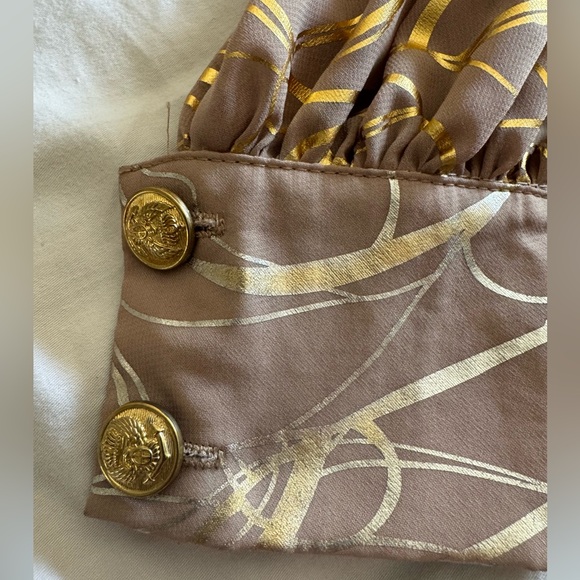 GORGEOUS 70’s INSPIRED POLYESTER WRAP DRESS MINT CONDITION SZ SM ORIG $175 - Picture 8 of 9